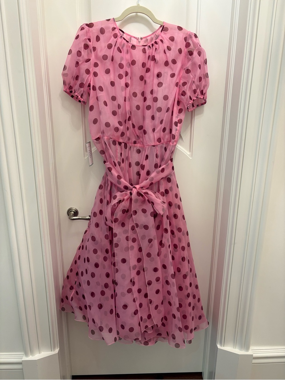Dolce & Gabbana Pink Dress with Polka Dots